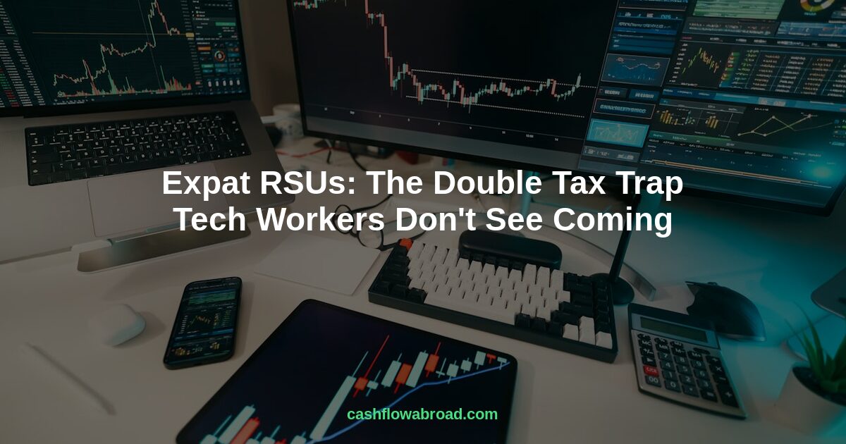 Header image for Expat RSUs: The Double Tax Trap Tech Workers Don't See Coming