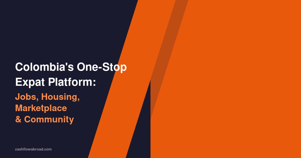 Header image for Colombia's One-Stop Expat Platform: Jobs, Housing, Marketplace and Community in One Place