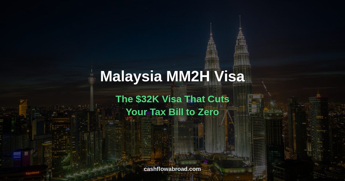 Header image for Malaysia MM2H: The $32K Visa That Cuts Your Tax Bill to Zero