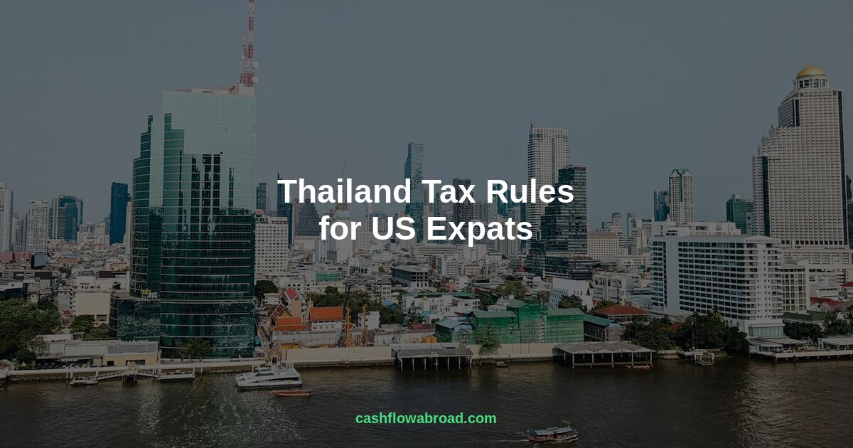 Header image for Thailand Tax Rules for US Expats: The Complete Guide
