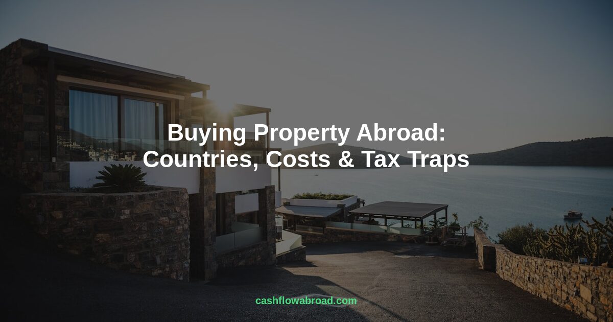 Header image for Buying Property Abroad: Countries, Costs and Tax Traps
