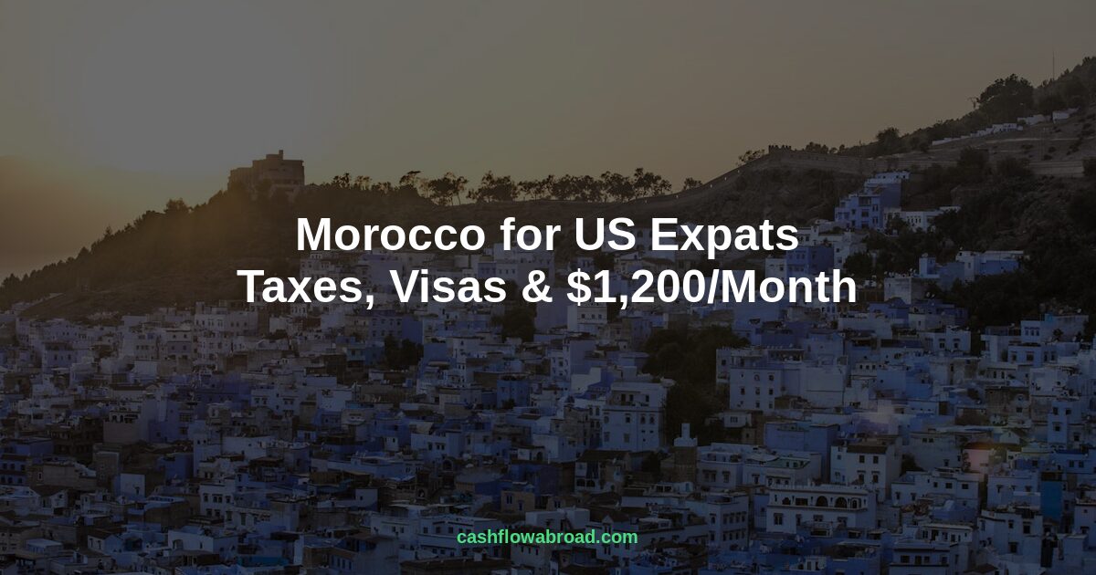 Header image for Morocco for US Expats: Taxes, Visas & the $1,200/Month Life