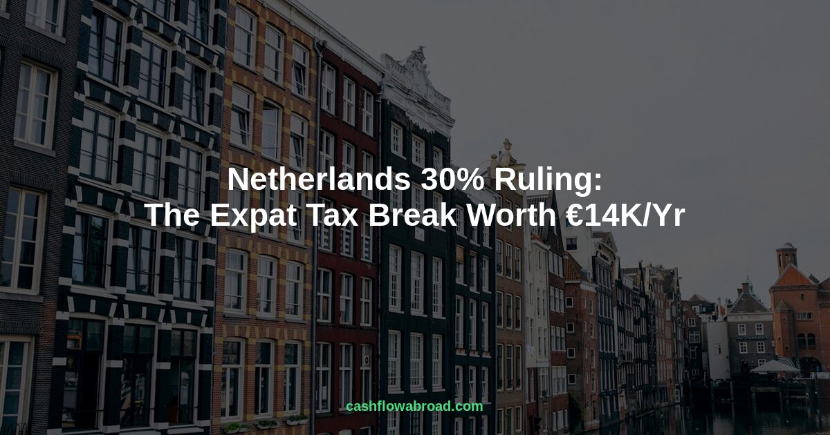 Header image for Netherlands 30% Ruling: The Expat Tax Break Worth €14K/Year