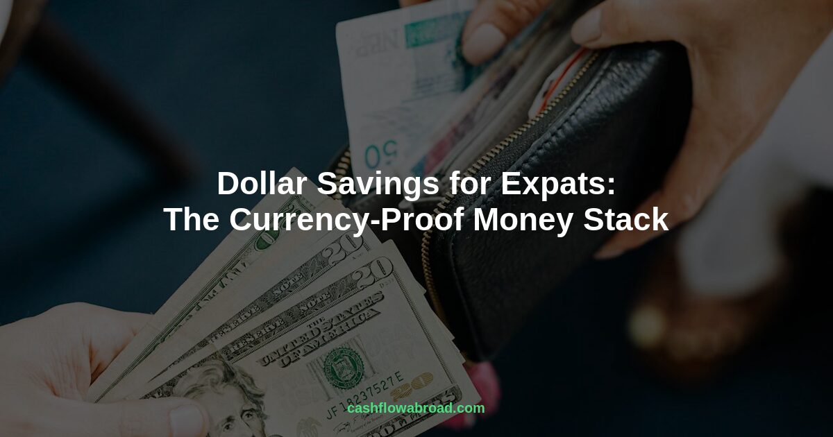 Header image for Dollar Savings for Expats: The Currency-Proof Money Stack