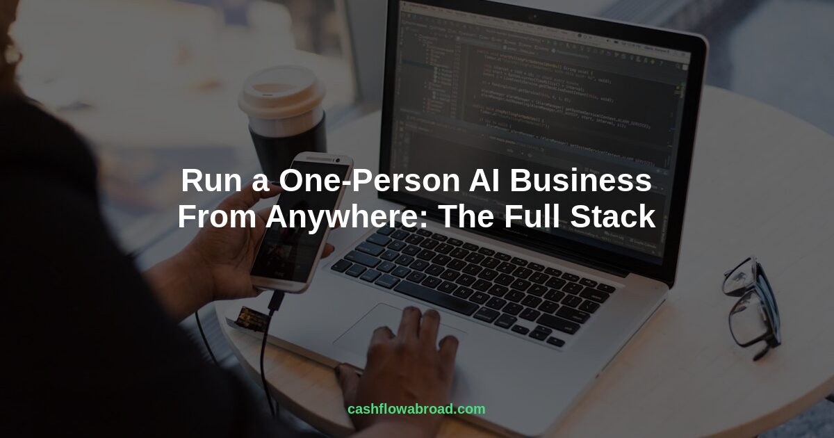 Header image for Run a One-Person AI Business From Anywhere: The Full Stack