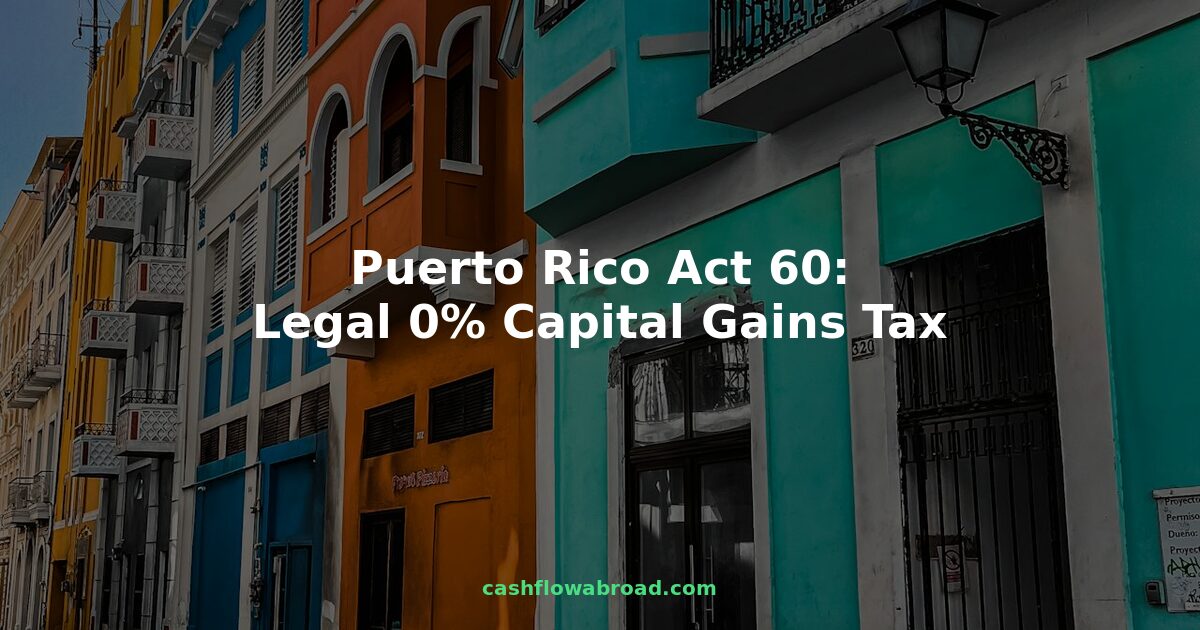 Puerto Rico Old San Juan colorful buildings - Act 60 tax incentives guide