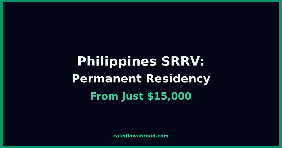 Philippines SRRV retirement visa