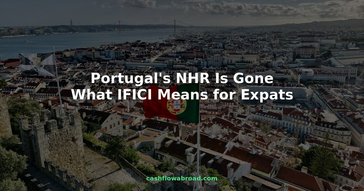 Lisbon Portugal cityscape — guide to NHR vs IFICI tax regime for expats