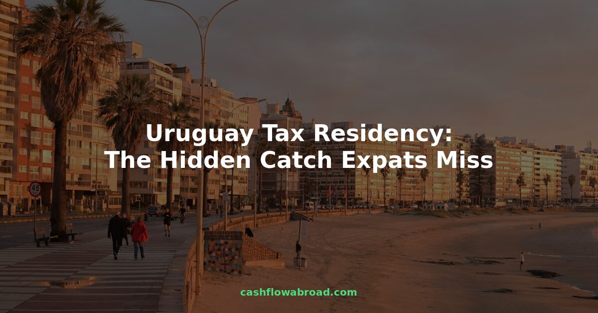 Montevideo Uruguay waterfront - Uruguay tax residency guide for US expats