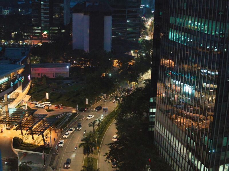 Cebu Philippines city at night — one of the top expat destinations in the Philippines