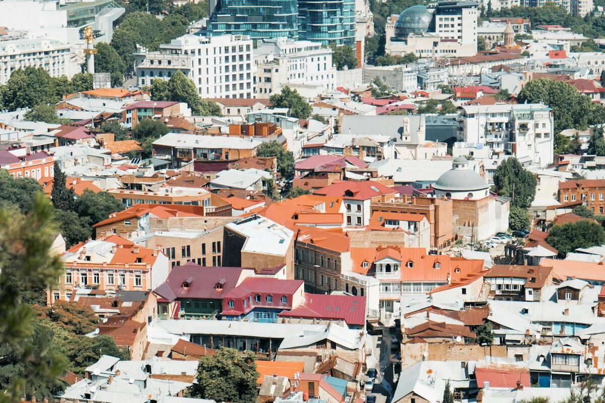 Tbilisi Georgia cityscape - one of the most affordable expat capitals in Europe and the Caucasus