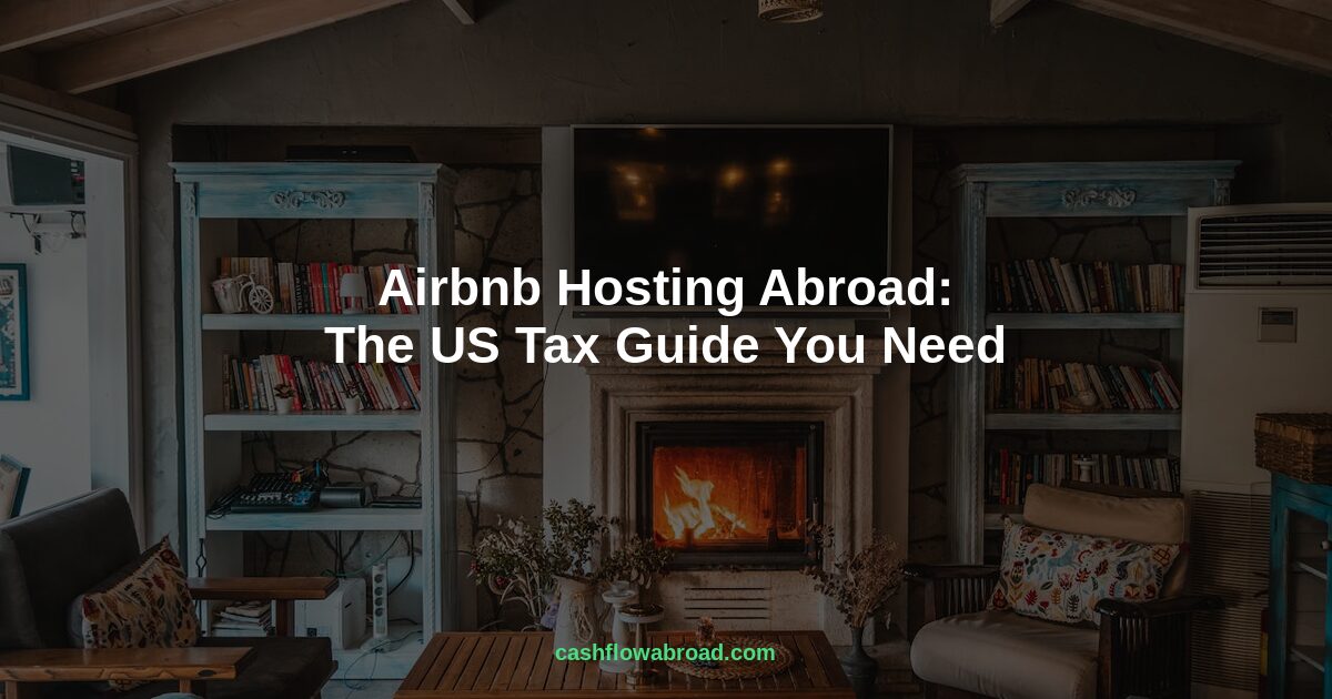 Cozy short-term rental living room representing Airbnb hosting abroad for US expats