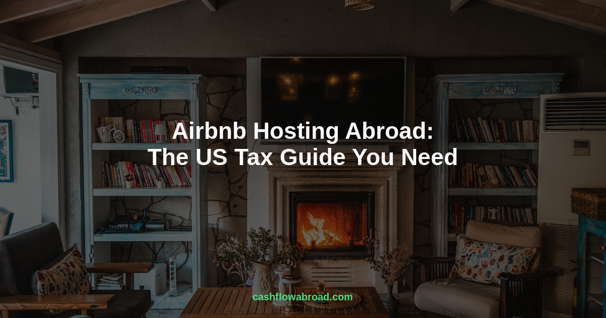 Cozy short-term rental living room representing Airbnb hosting abroad for US expats