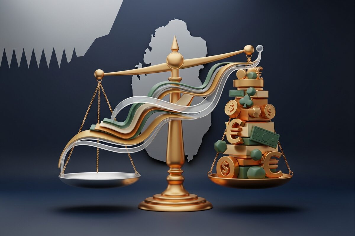 Balance scales illustrating zero local tax alongside ongoing US filing obligations for American expats
