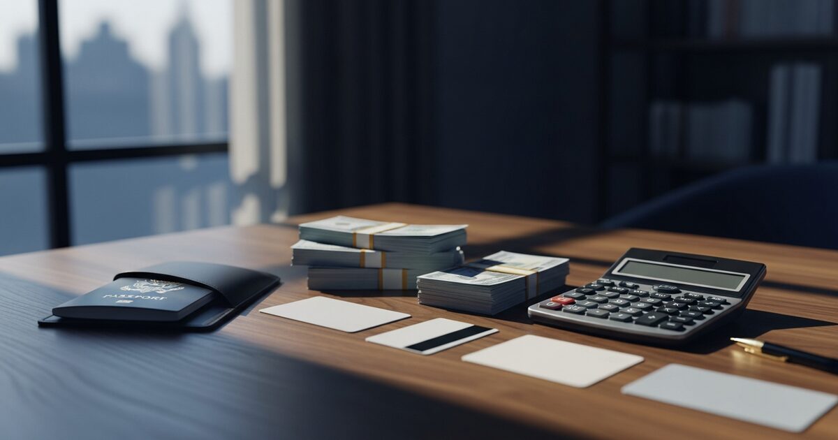 Expat finance table prepared for foreign account reporting