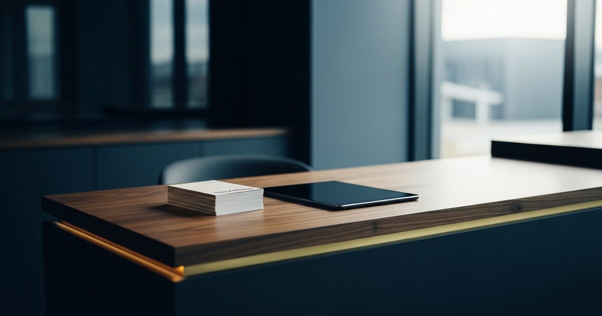Local service counter prepared for compliant review operations