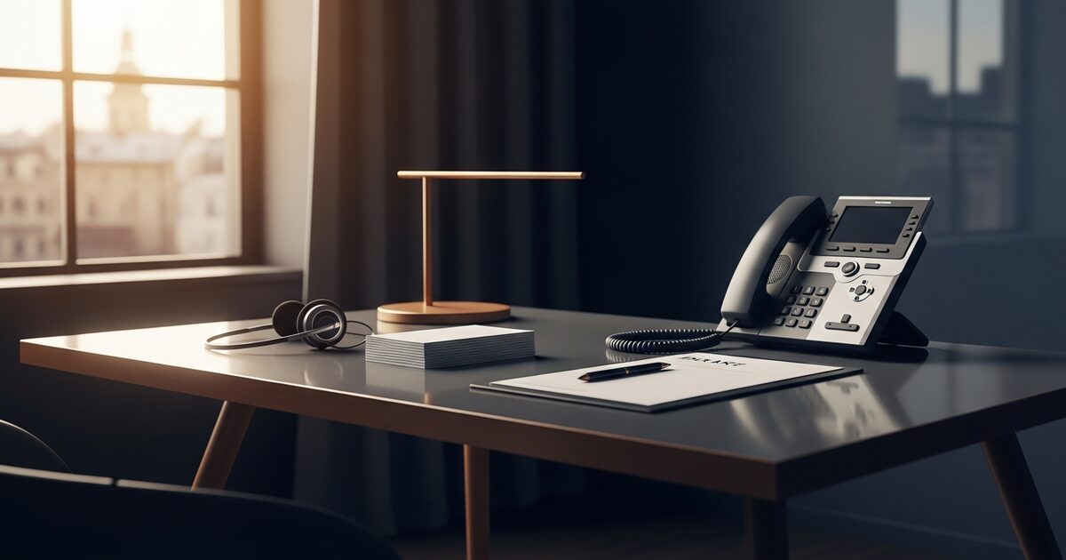 Warm call operations desk for a missed-call AI retainer