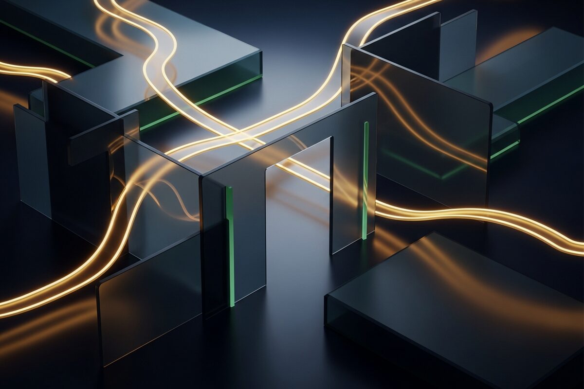 Abstract payment rails passing through a compliance threshold
