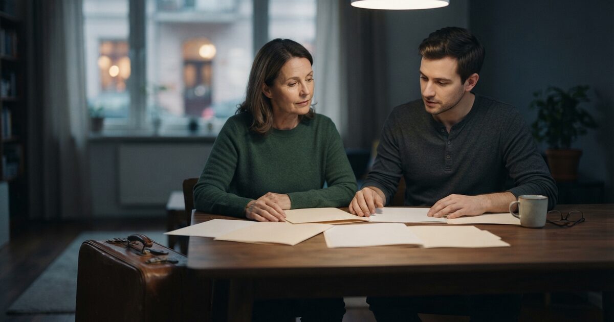 Parent and adult child planning an overseas retirement rollover