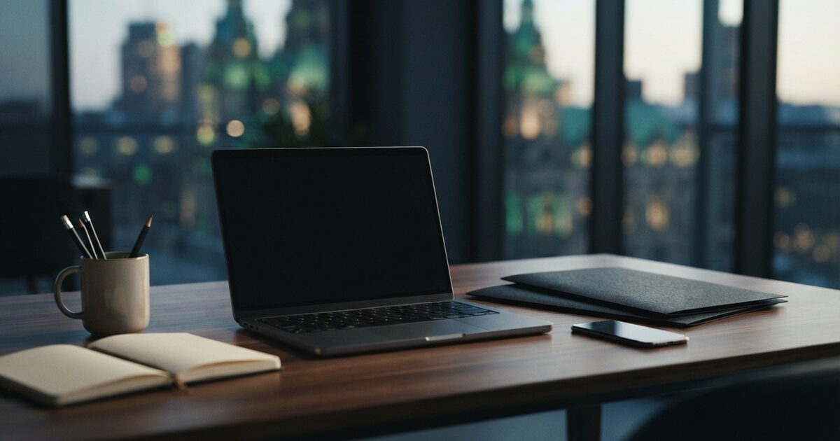 Agency workspace prepared for automated invoice follow-up operations