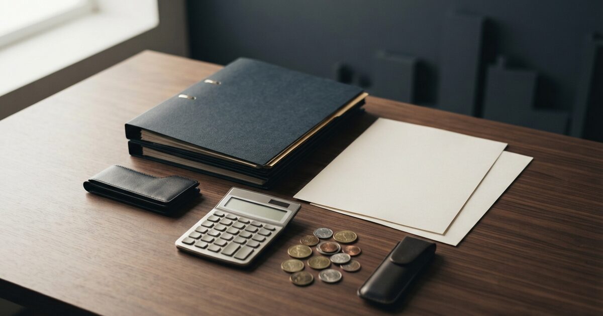 Organized foreign account records prepared for year-end currency conversion
