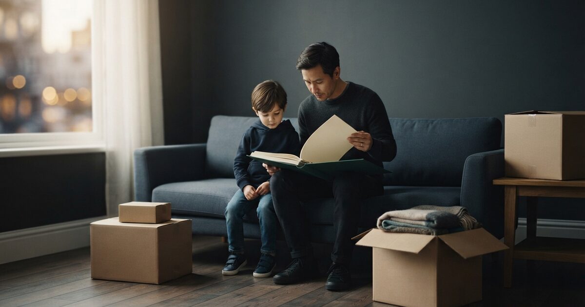 Parent and child planning a cross-border college savings move