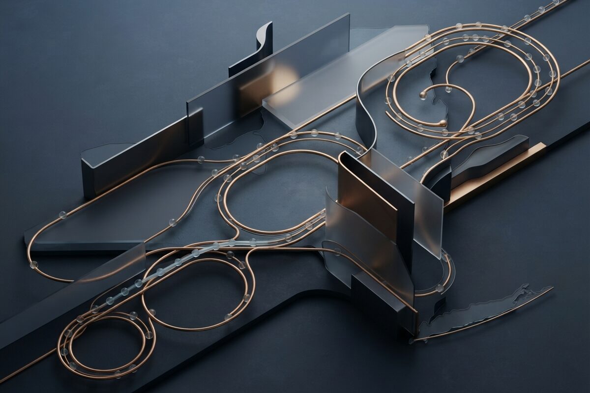 Abstract timeline visualizing foreign presence and New York return limits