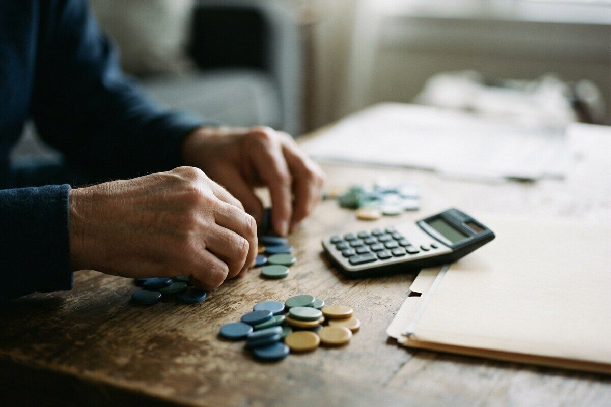 Hands organize records for a Canadian 529 plan review