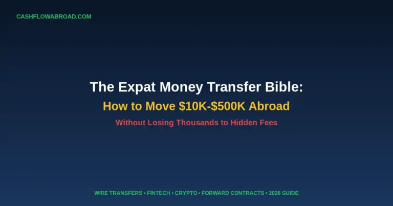 The Expat Money Transfer Bible: Move $10K–$500K Without Hidden Fees