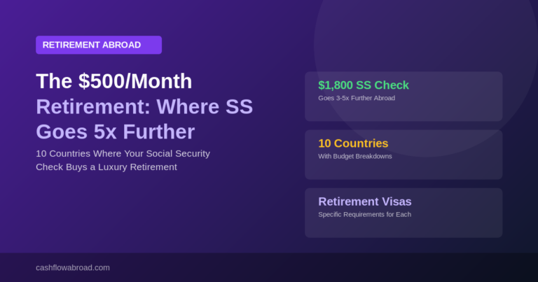 Retirement abroad where social security goes 5x further