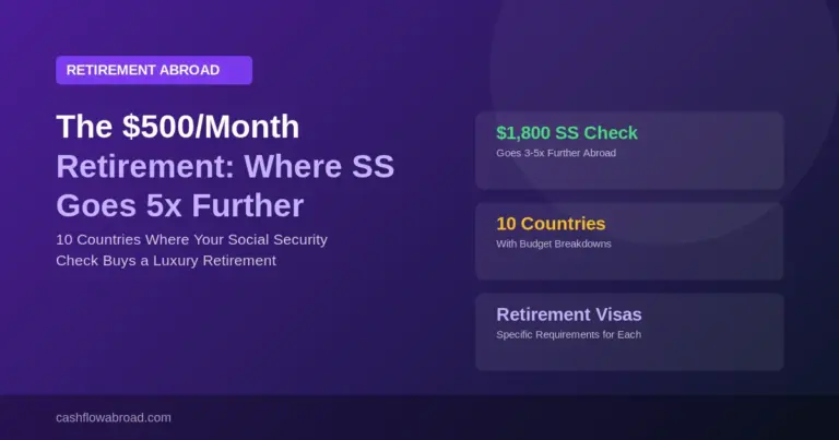Retirement abroad where social security goes 5x further