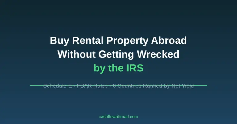 Buy Rental Property Abroad Without Getting Wrecked by the IRS
