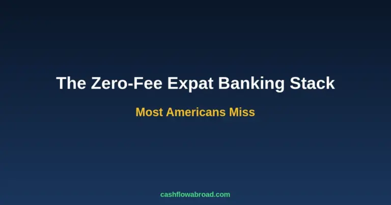 Zero-fee expat banking stack guide
