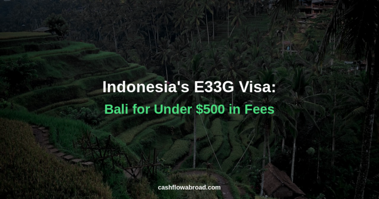 Indonesia’s E33G: The $430 Bali Visa With a Tax Holiday