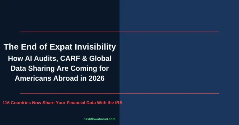 The End of Expat Invisibility: AI, CARF & Data Sharing in 2026