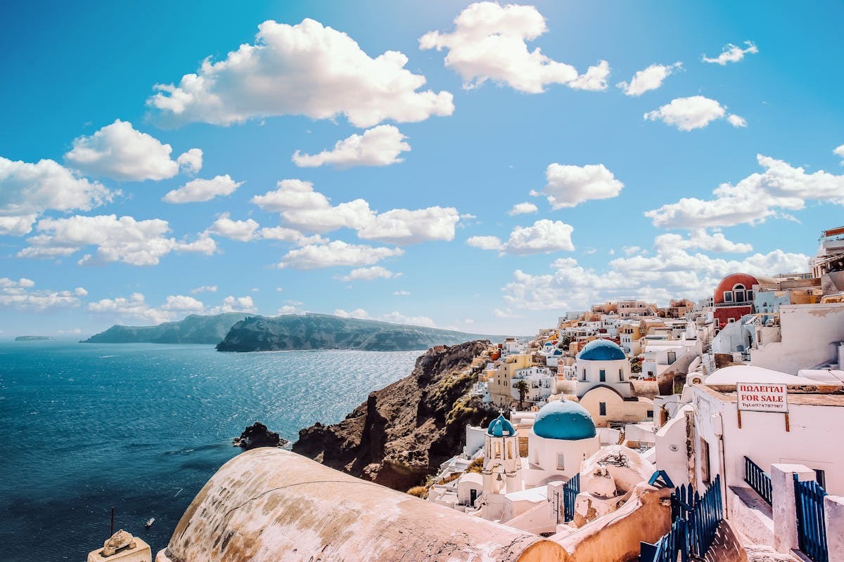 Greek coastline Mediterranean landscape expat lifestyle