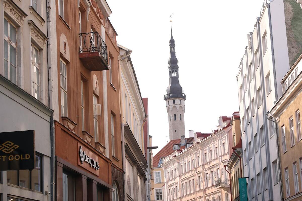 Tallinn, Estonia old town - medieval architecture of Europe's most digitally advanced country