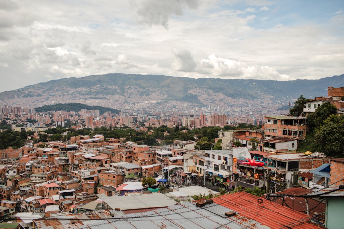 Colorful urban landscape of Medellín, Colombia — a top destination for geographic arbitrage